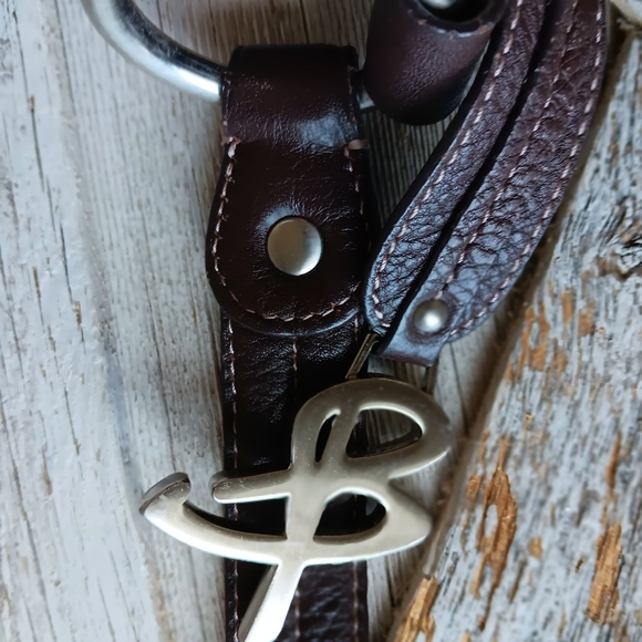 B Makowsky Brown Leather Crossbody  Retail  $280⚘️ - Picture 8 of 14